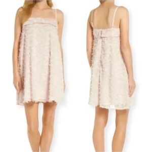 Clover & Sloane Pale Pink Spaghetti Strap Mini Dress Women’s Medium